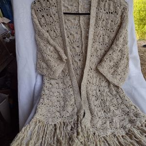 NEW Ladies Crocheted Sweater